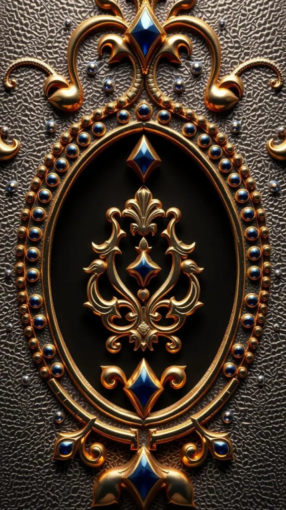 Luxury diamond necklace with detailed facets.