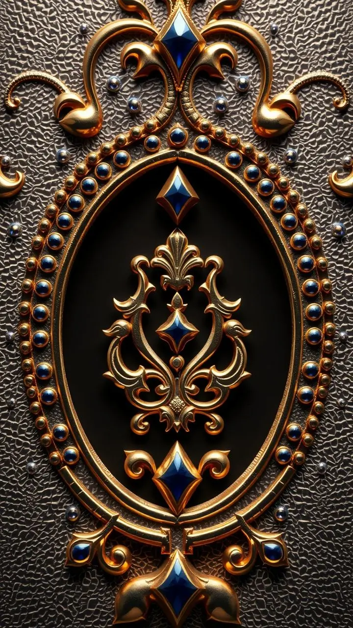 Luxury diamond necklace with detailed facets.