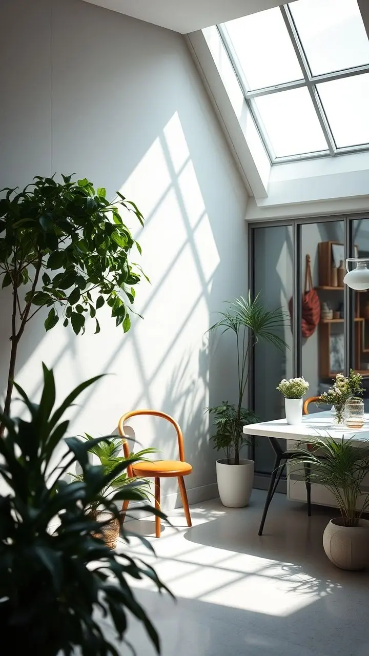 Scene with pure colors and balanced natural lighting.