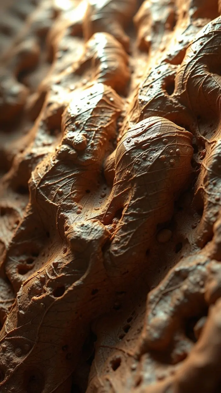 Photo-realistic nature scene with intricate textures.