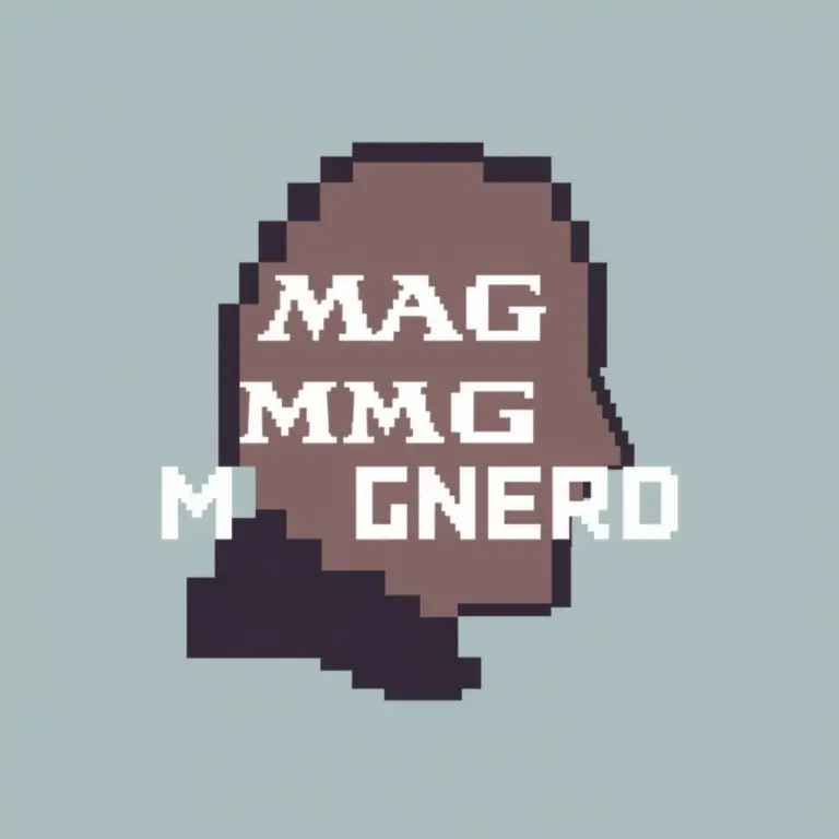 Pixel art profile picture with MTGNERD text