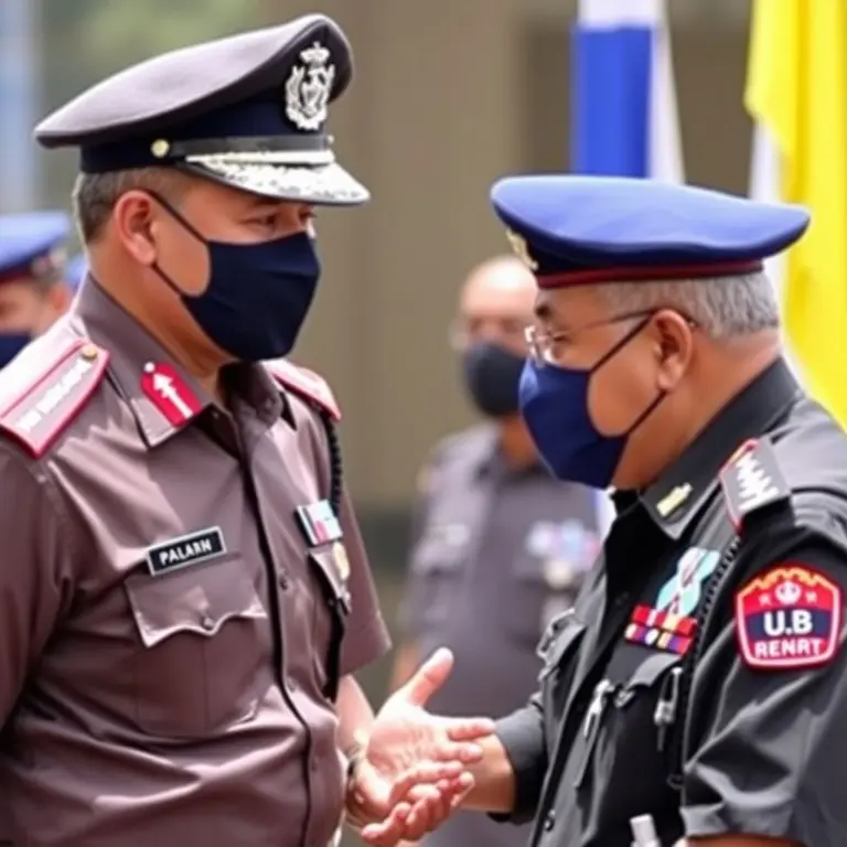 Portrait of Police Major Abdul Rahman