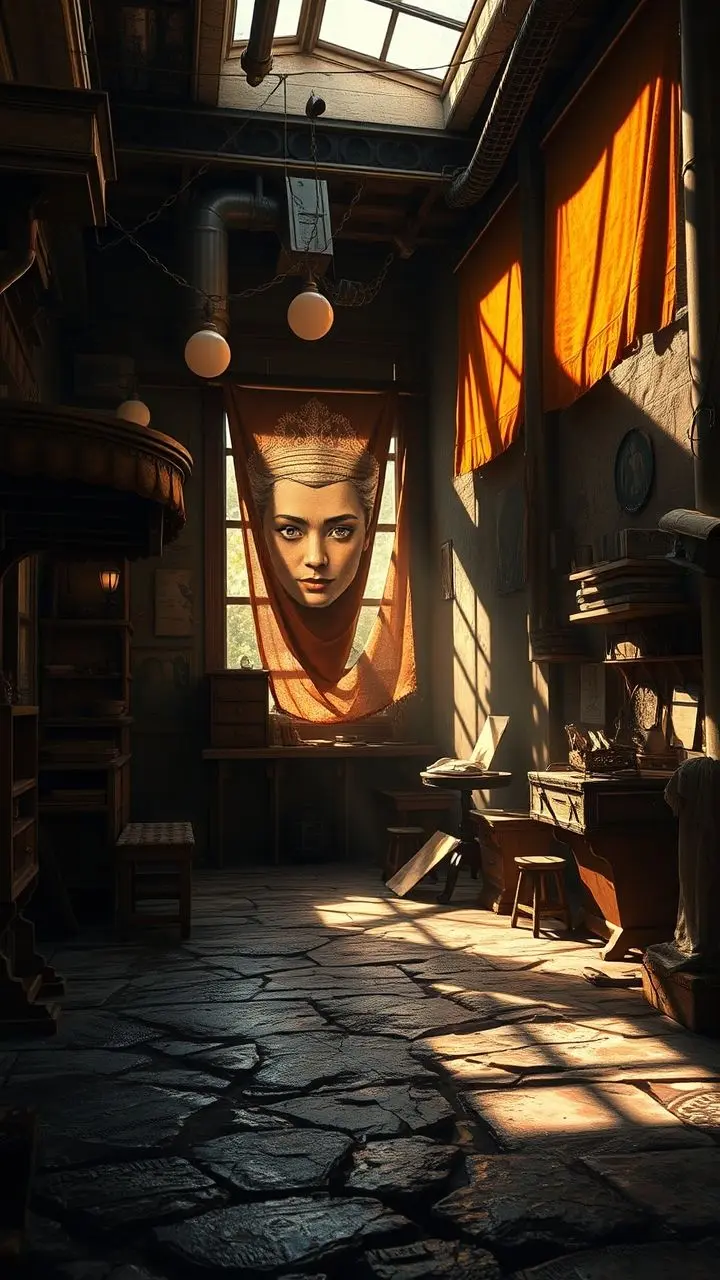 Realistic depiction of light and shadows.