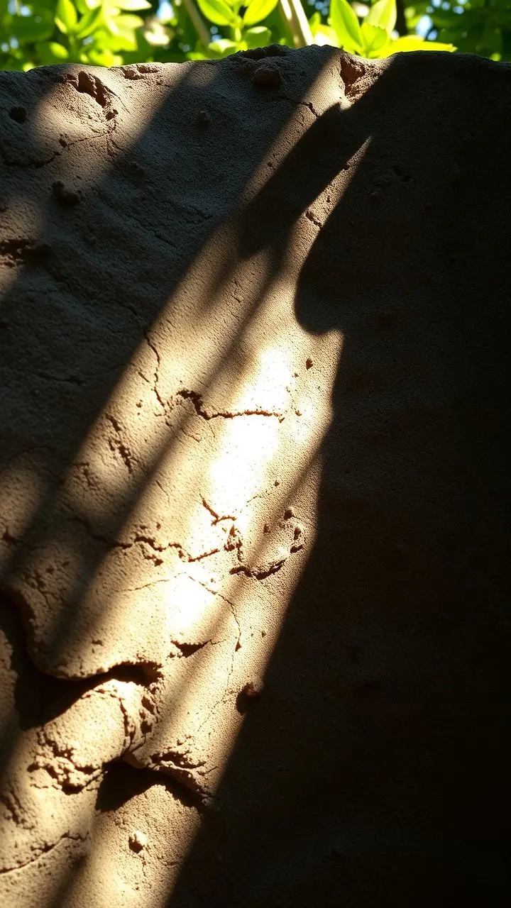 Realistic depiction of light interacting with surfaces in nature, showing accurate reflections and shadows.