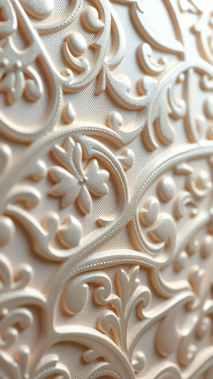 Close-up of a refined texture with delicate patterns.