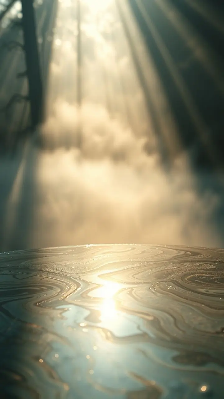 Resin art with Michigan-like swirls under soft light, hinting at protection.