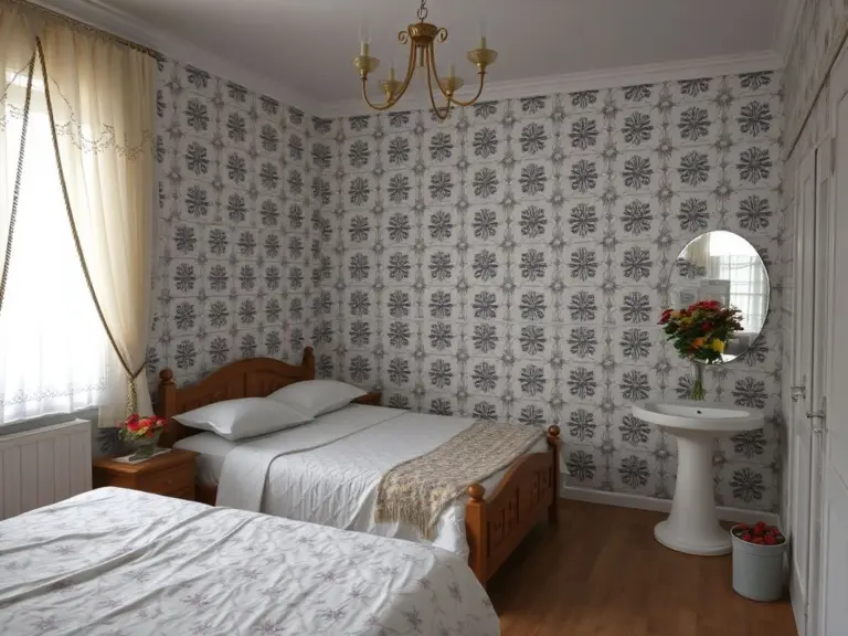 White room with water