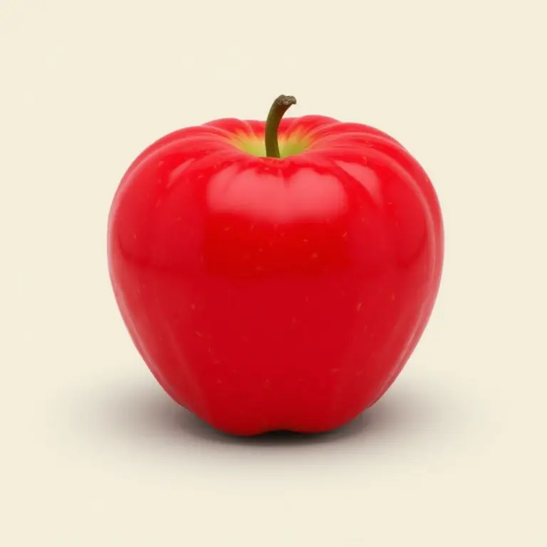 A red apple.