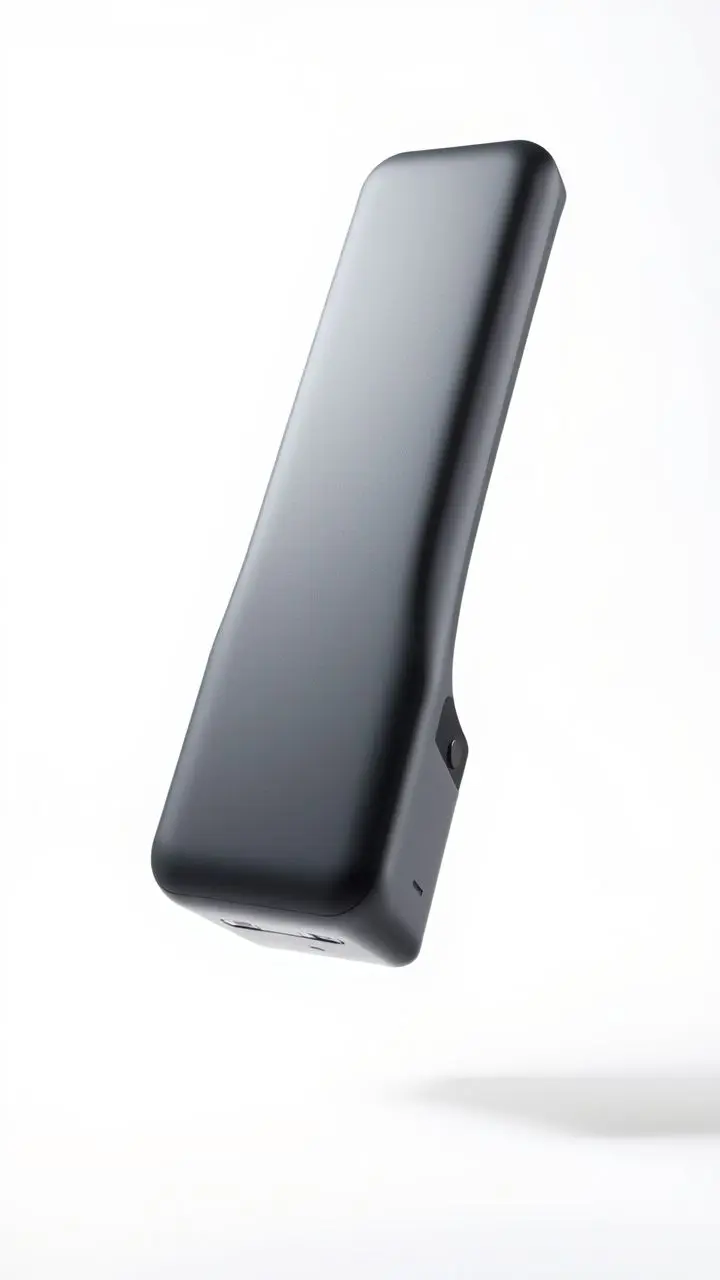 Studio shot of a modern product on a white background.