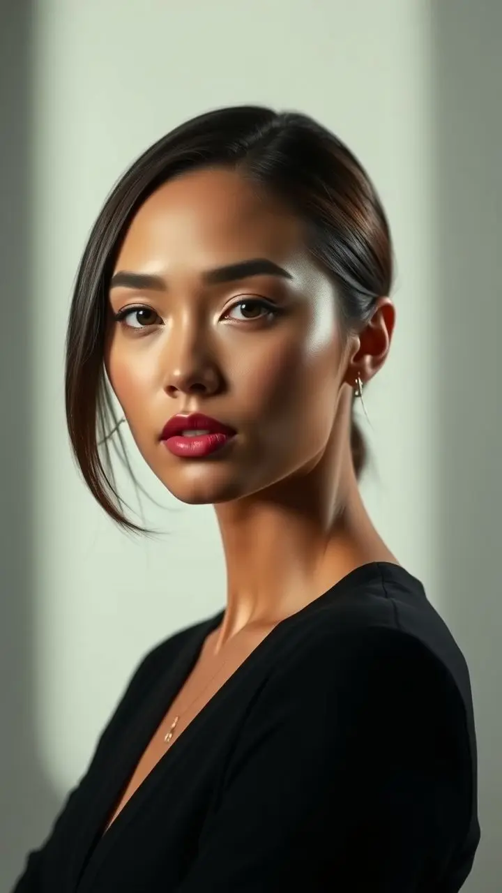 Professional portrait with soft studio lighting on a neutral background.