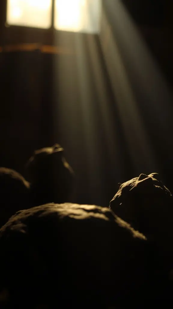 Scene with soft, realistic photometric lighting.