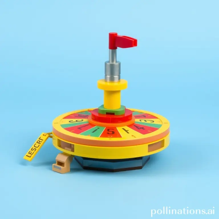 Spinning Lego brick