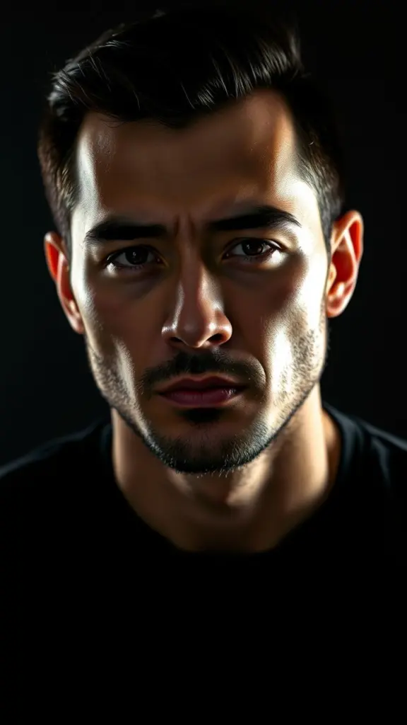 High contrast studio photograph with sharp lighting.