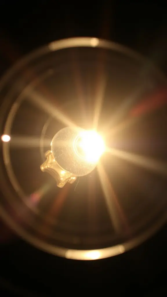 Photorealistic scene with natural light glare and reflections.