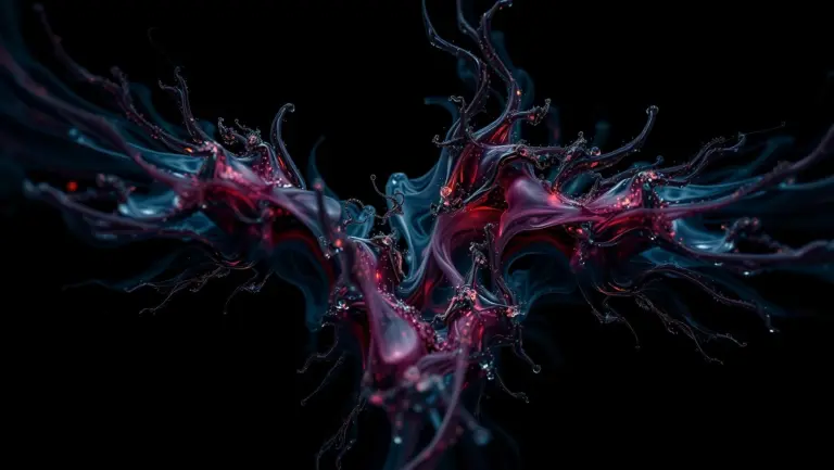 Abstract surreal dark beauty
