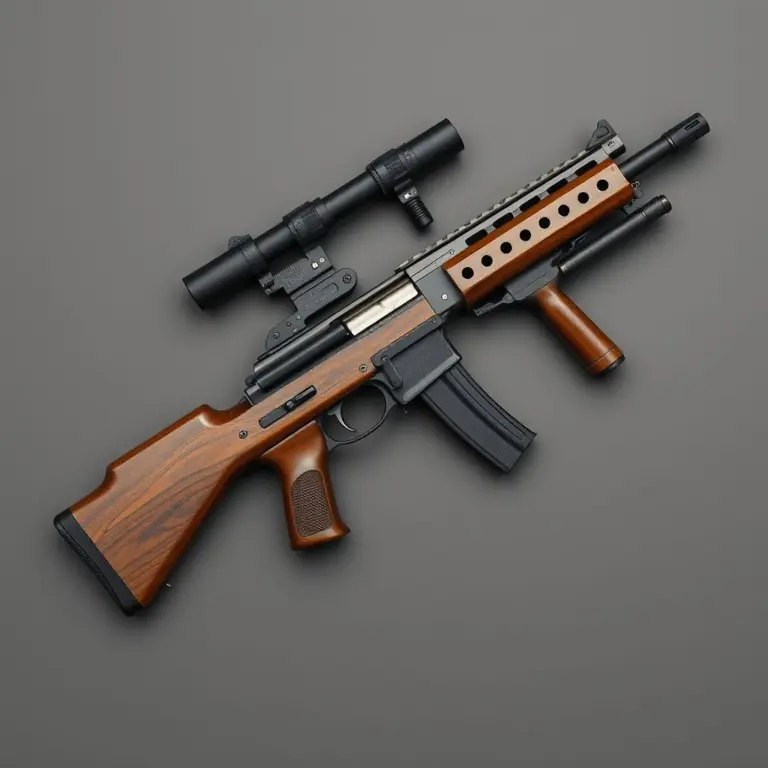 Gun with all attachments