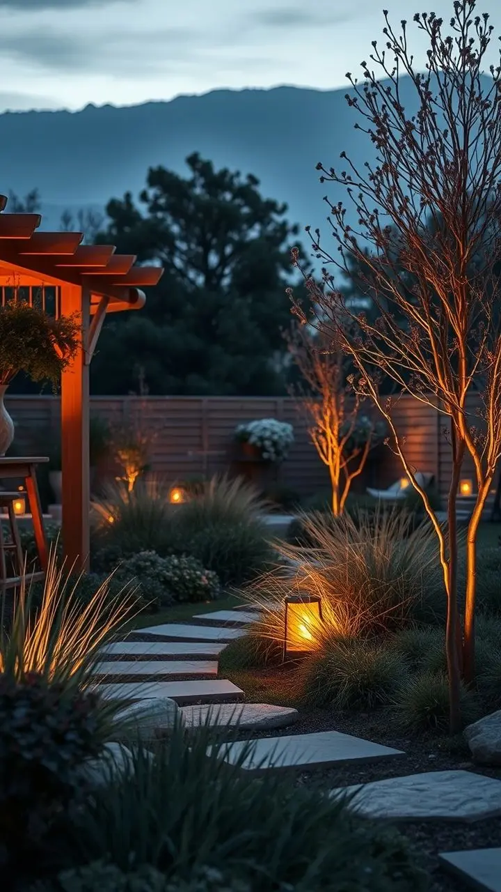 Serene landscape with earth tones and soft lighting.