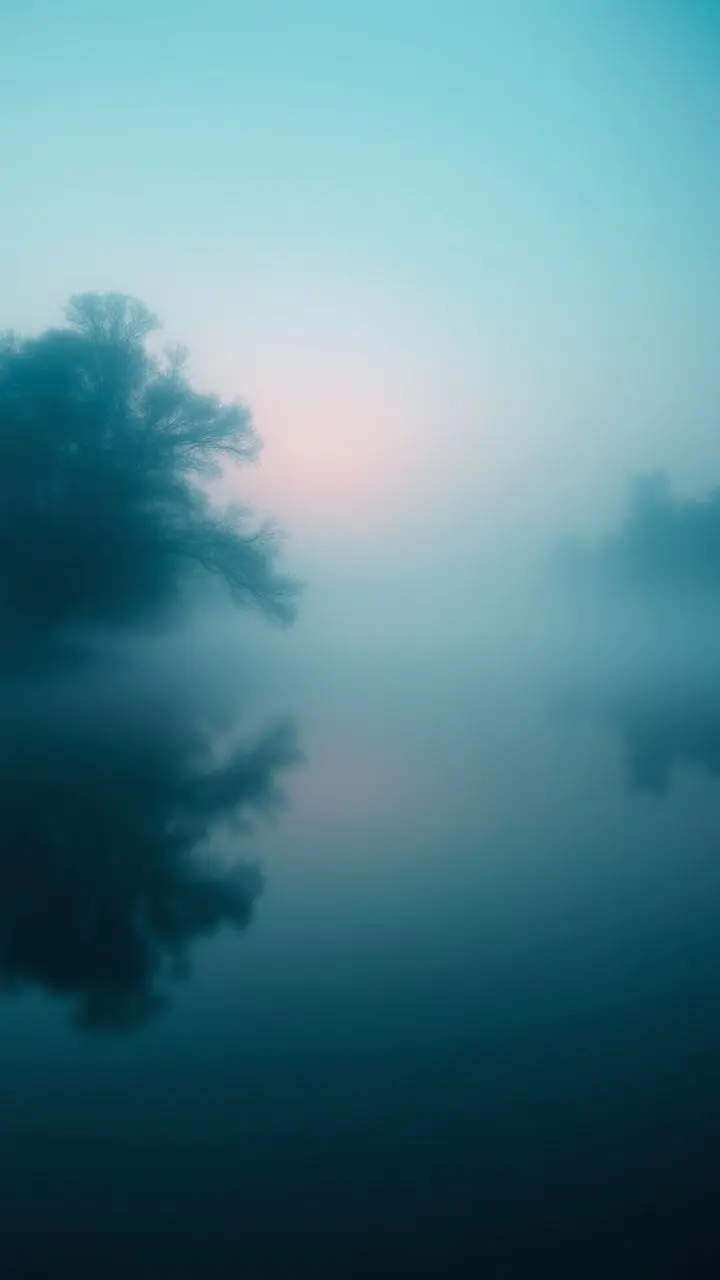 Tranquil scene with faint static texture