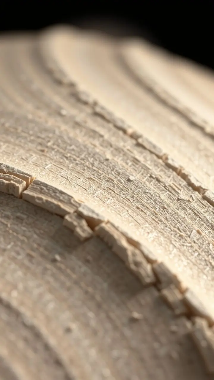 Close-up of a highly detailed surface with fine grain patterns.