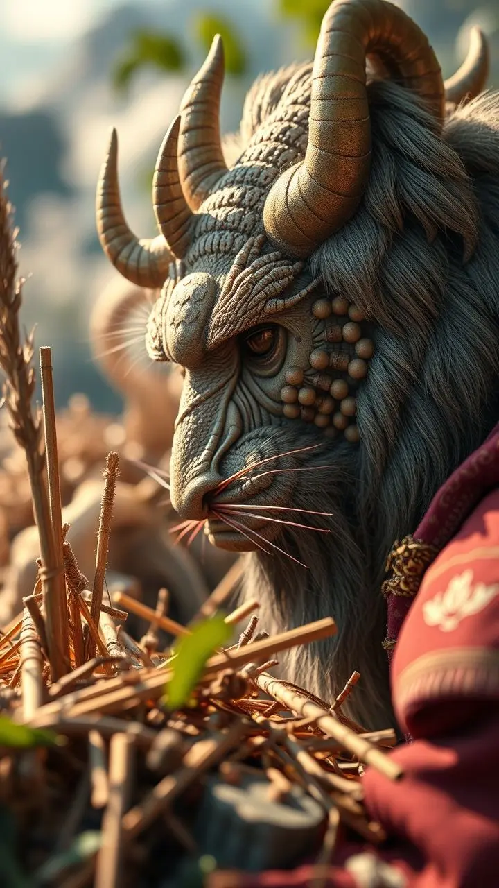 Hyperrealistic detailed scene