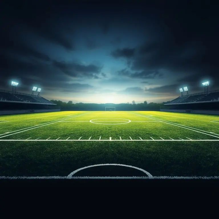 Vertical football field diagram
