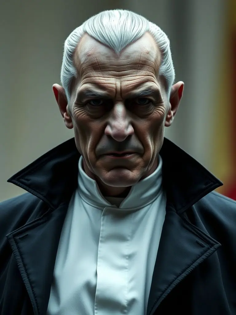 Voldemort's body with Álvaro Uribe's face