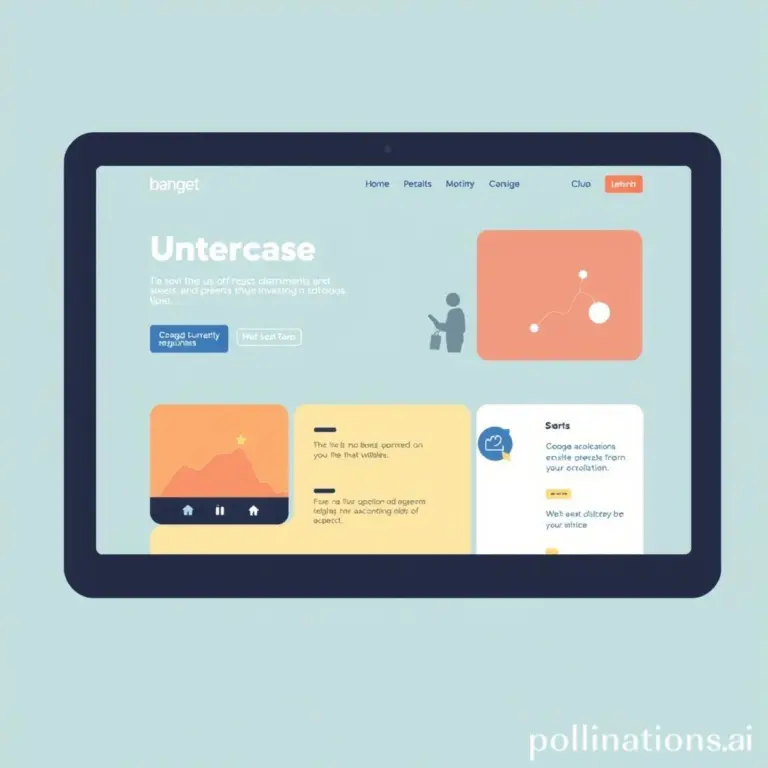 Abstract visualization of web development with code snippets and screen layouts.