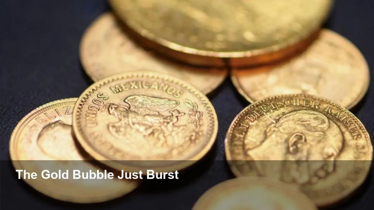 Gold's Frenzied Rally Ends in Historic Crash